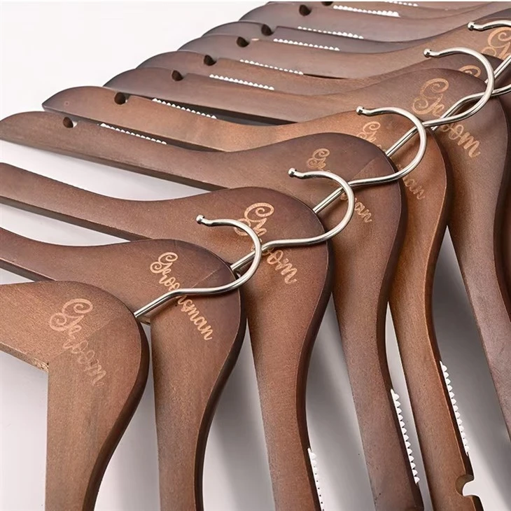 Wedding Dress Wooden Hangers