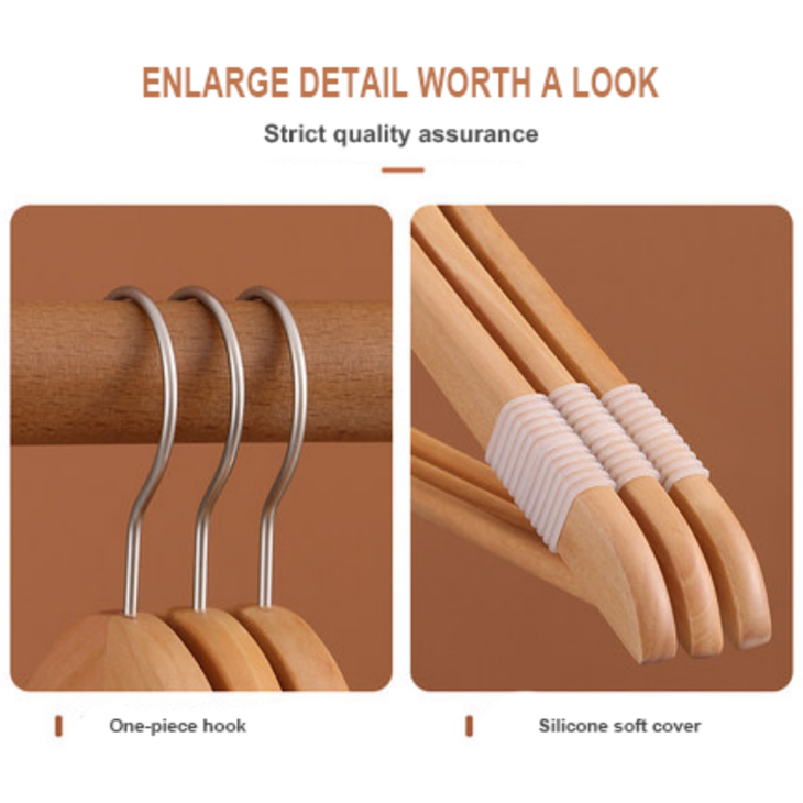 non slip wooden hangers custom wooden suit hangers
