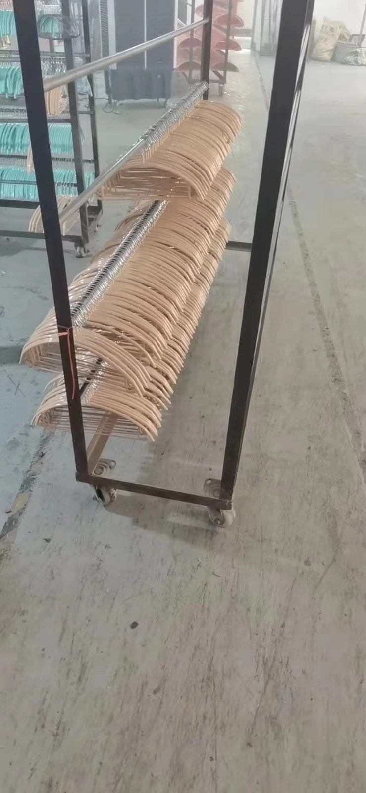 half round pvc coating metal hangers factory