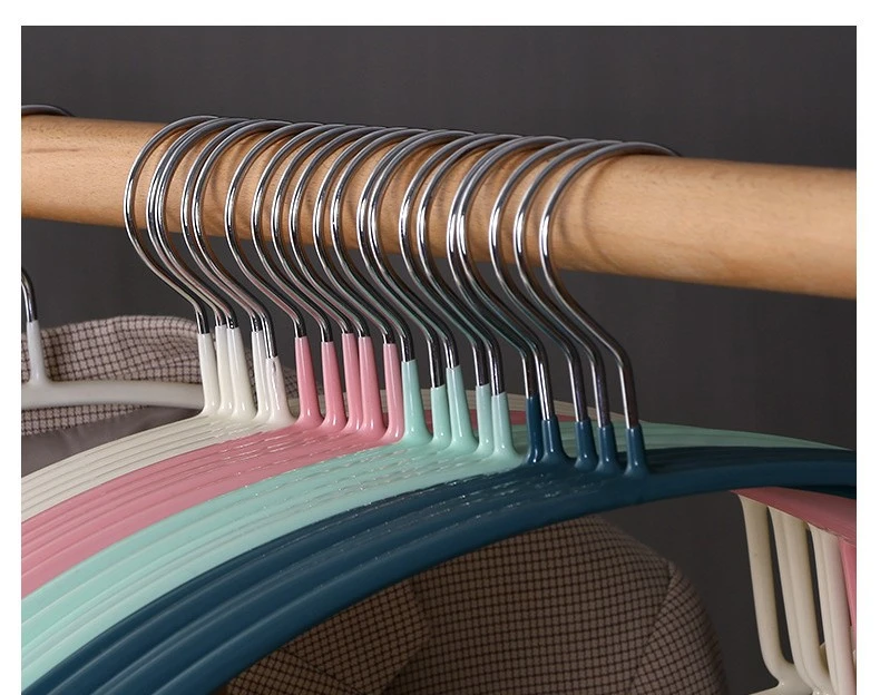 half round pvc coating metal hangers Customized