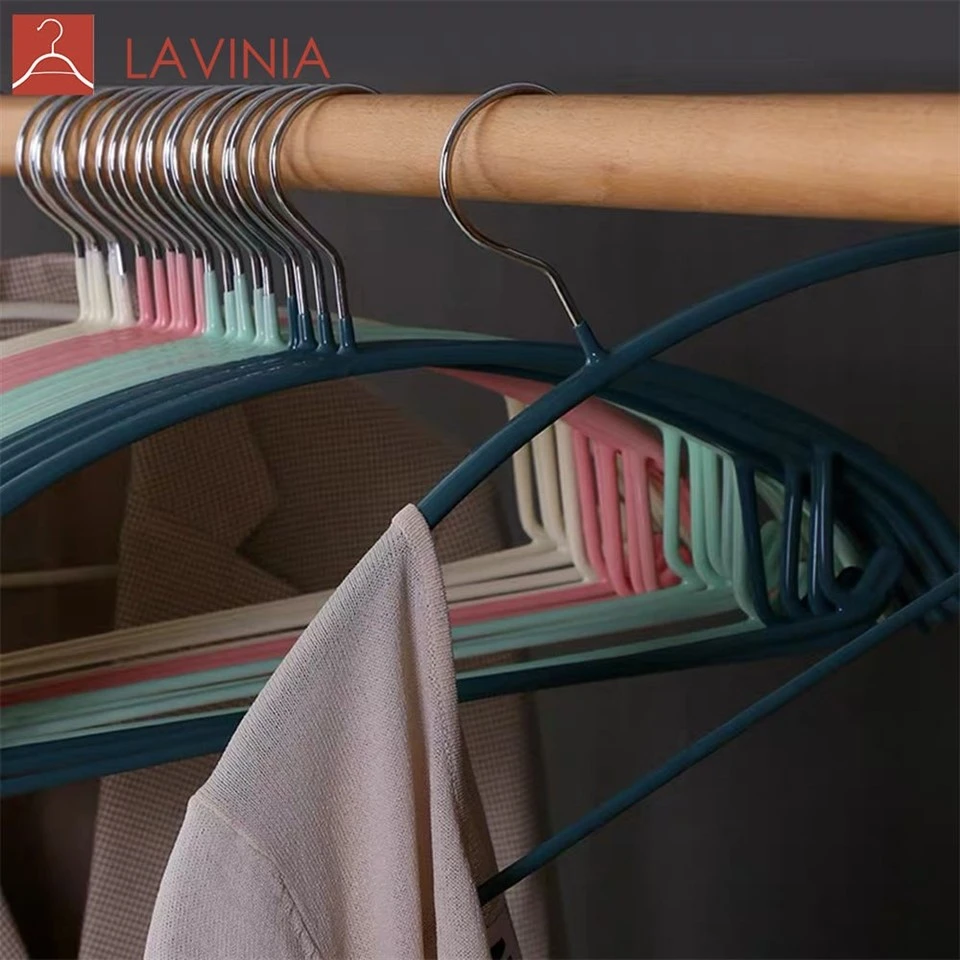 half round pvc coating metal hangers Hanger factory