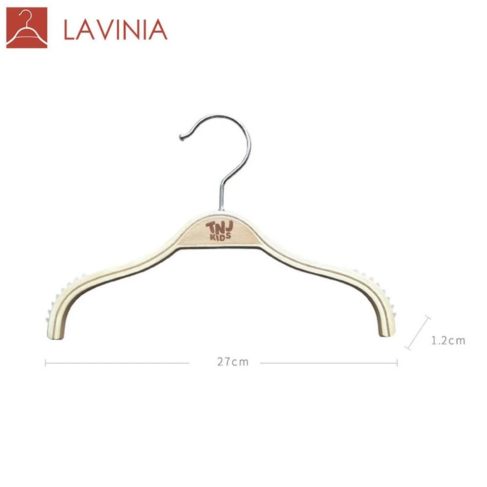 Plywood Laminated Wooden Clothes Hangers For Coats/Shirts/Suit