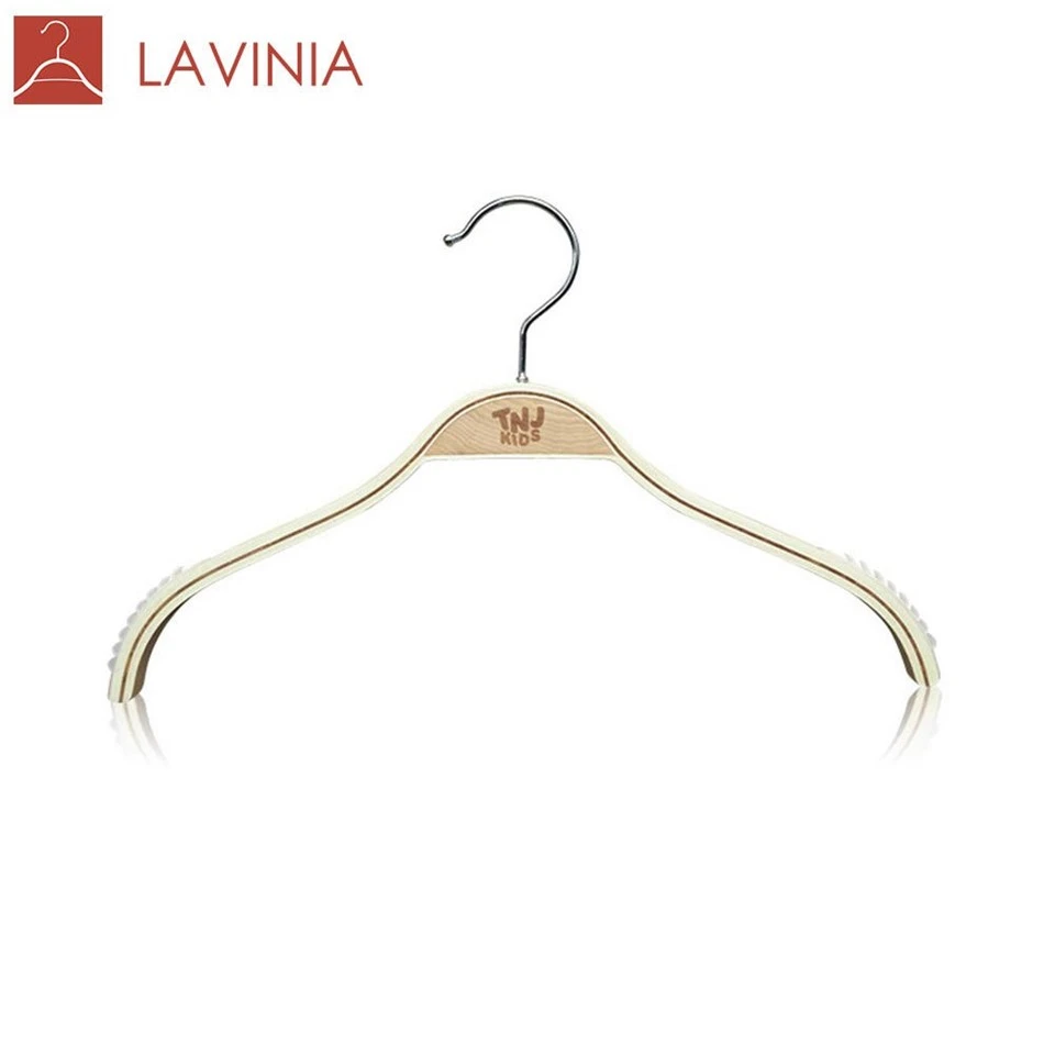 Plywood Laminated Wooden Clothes Hangers For Coats/Shirts/Suit