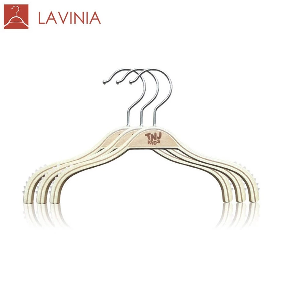 Plywood Laminated Wooden Clothes Hangers For Coats/Shirts/Suit